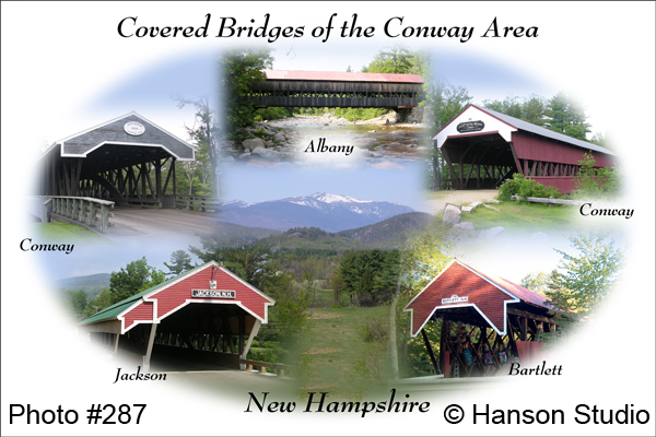 Conway, NH - Covered Bridges Collage